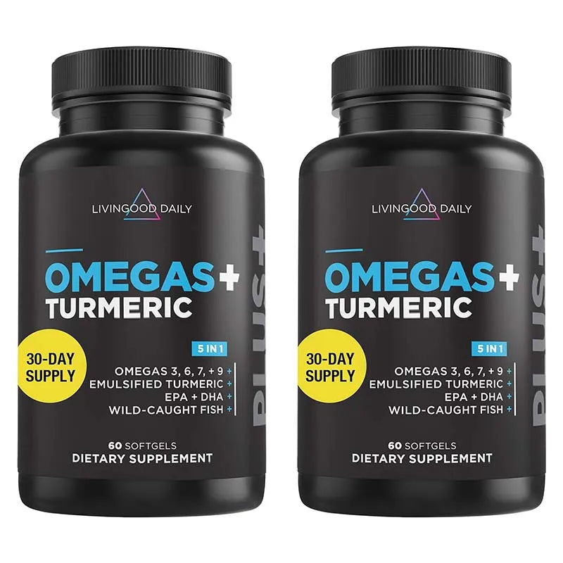 ✨ Omega 3 6 9 Supplement Plus – Brain, Heart & Joint Support