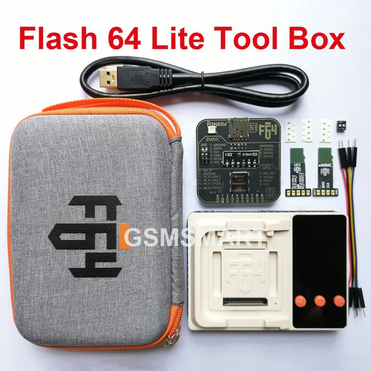 100% original F64 Easy JTAG Box Flash 64 Lite Tool Box For eMMC ISP UFS jtag Adapter