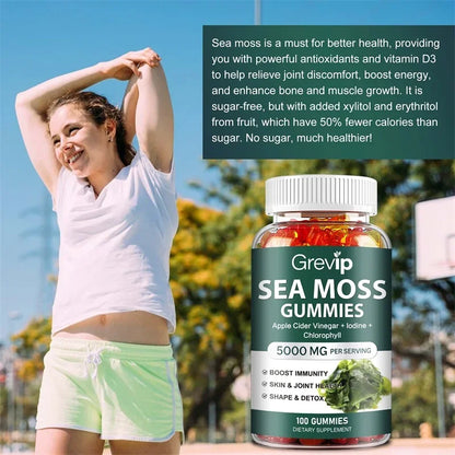 ✨ Sea Moss Gummies 5000mg – Immunity, Thyroid & Beauty Support