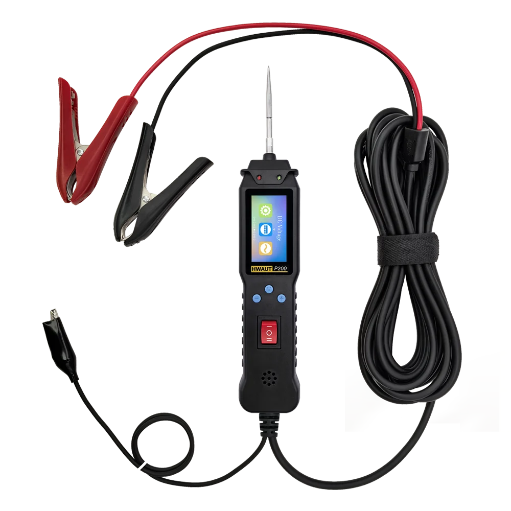 12/24V P200 Car Electric Circuit Tester Probe Pen Tester Voltage Resistant Test Voltage Power Probe Kit Auto Battery Test