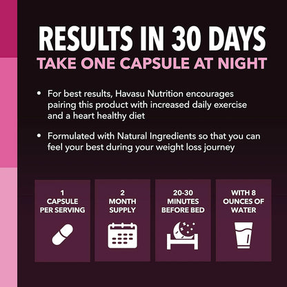 ✨ Night Time Fat Burner – Overnight Weight Loss Support for Women