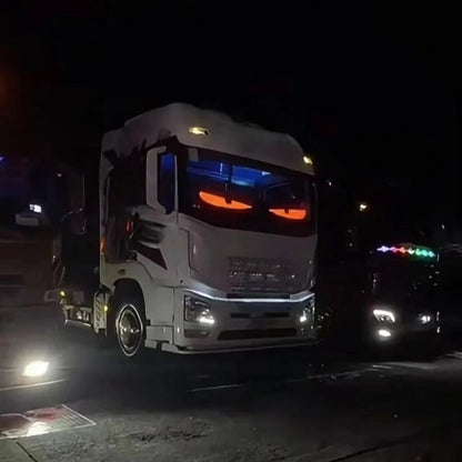 Demon Eyes Car LED Logo Matrix Panel | APP-Controlled, Programmable Flexible Night Light for Cars & Trucks