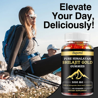 Shilajit Gummies – Boosts Energy, Mood, Immunity & Digestive Health – Himalayan Sourced